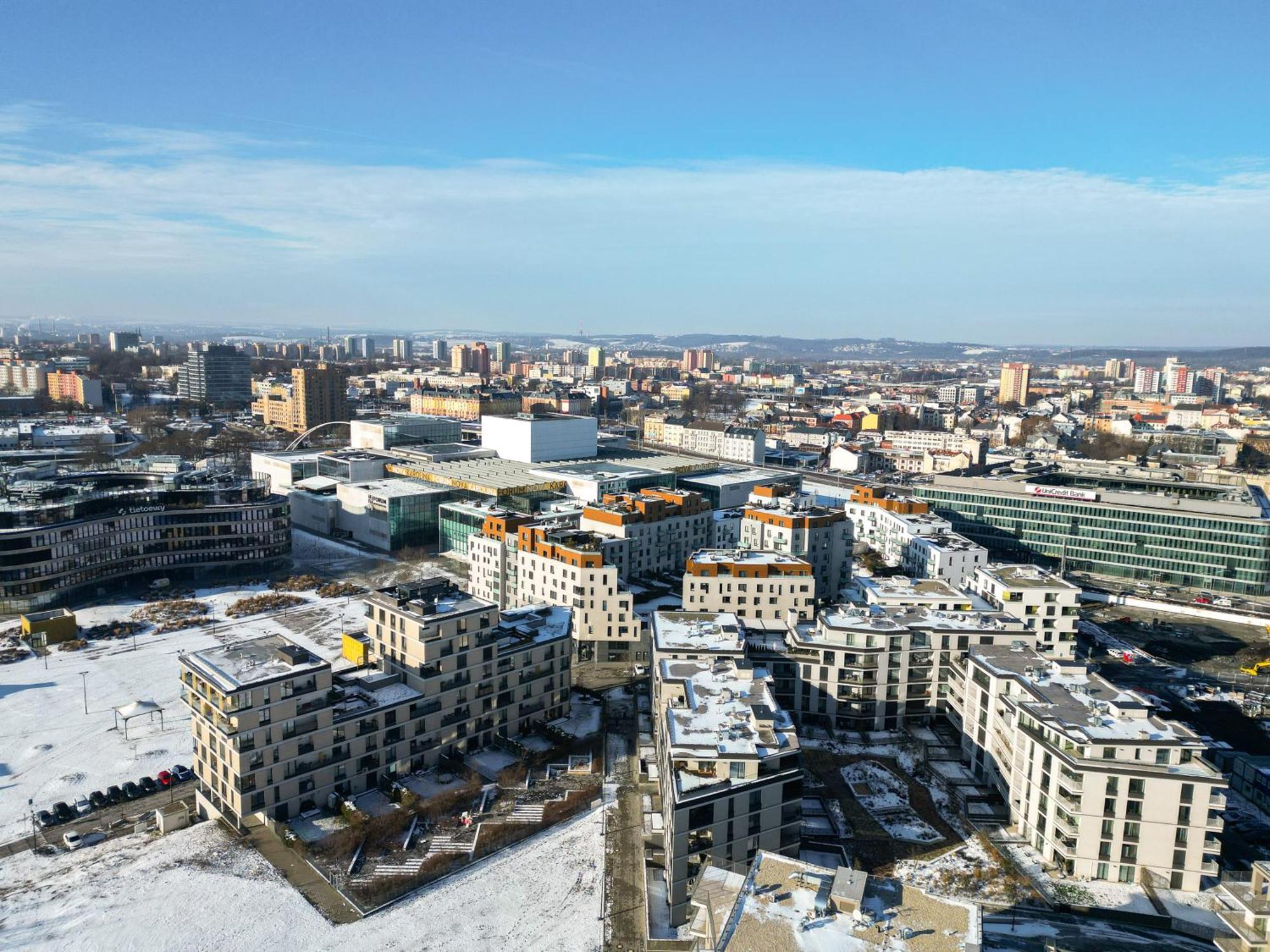 Bnb New Beautiful Apartment In The Center Of Ostrava With Option Garage Parking Екстериор снимка
